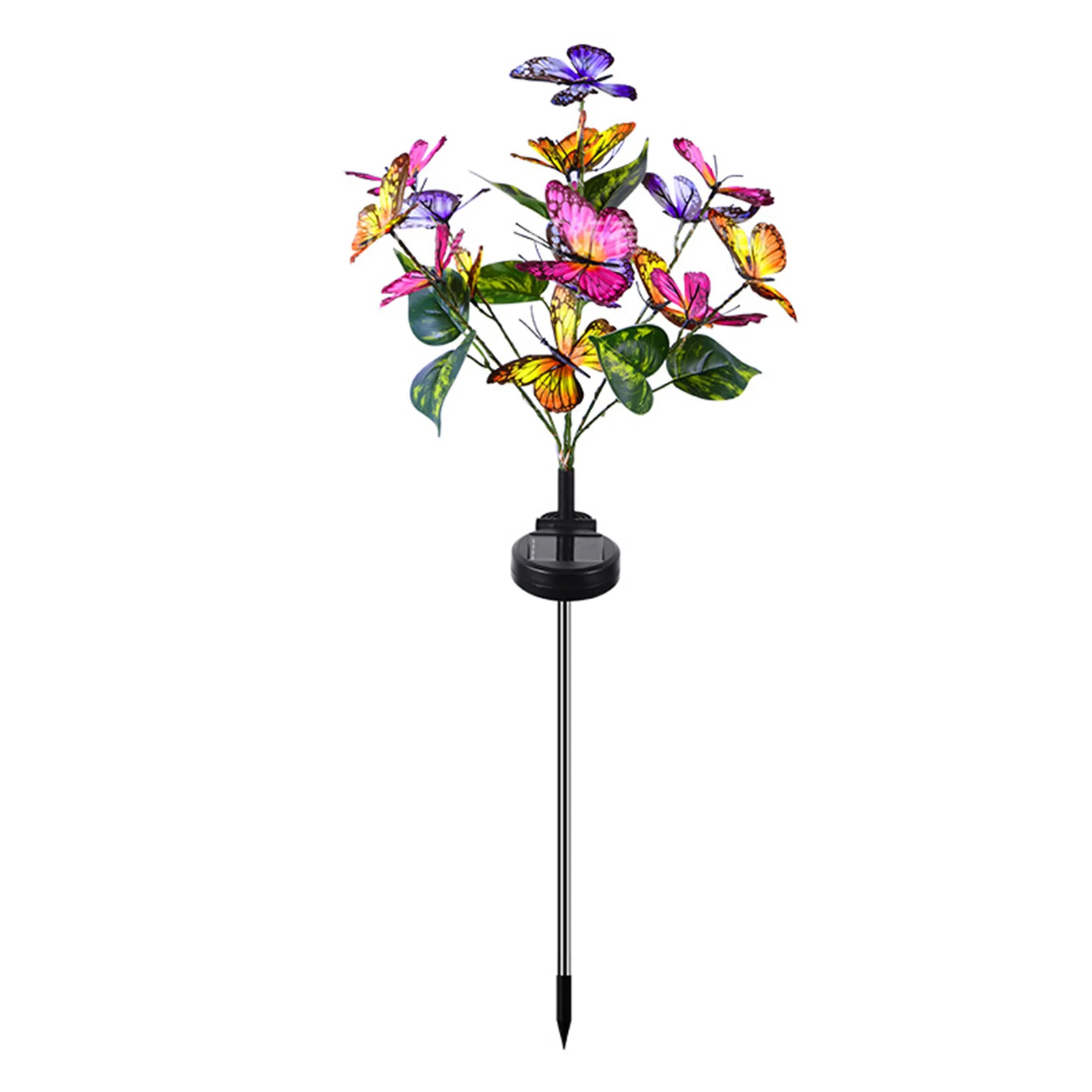 1/2pcs Simulation Butterfly Lamp IP65 Waterproof Solar Decorative Landscape Lights Exquisite Reusable Wedding Holiday Decoration