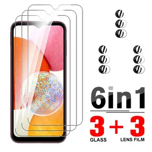 Protection d'écran pour smartphone 4Smarts Verre trempé Samsung Galaxy A14  4G et 5G Durable Oléophobe et Anti Traces - Transparent