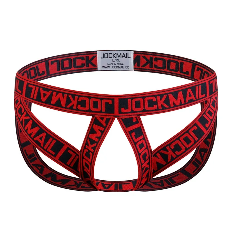 Cockstraps Men Underwear Sexy Jockstrap Pouch Cuecas Fashion Letter Elastic Thongs Underpants Gay Slip Homme Srting Underpants