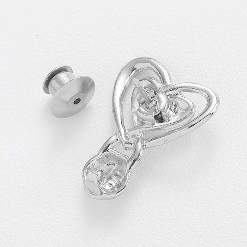 Botones Ajustables En Forma De Corazón - 8 Piezas, Para Reducir Cintura De Vaqueros Sin Coser, Multicolor