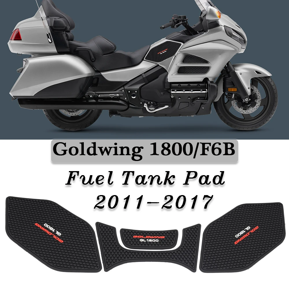 

GL 1800 Accessories Fuel Tank Pad For Honda Goldwing 1800 GL1800 F6B Anti-scratch Tank Grip Pads Knee Grip Traction Pads Tankpad