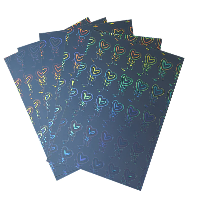 36 Sheets Vinyl Printable Sticker Paper A4 Size (8.25 x 11.7) Glossy  Holographic Sticker Paper Self-Adhesive Waterproof Dries Quickly For