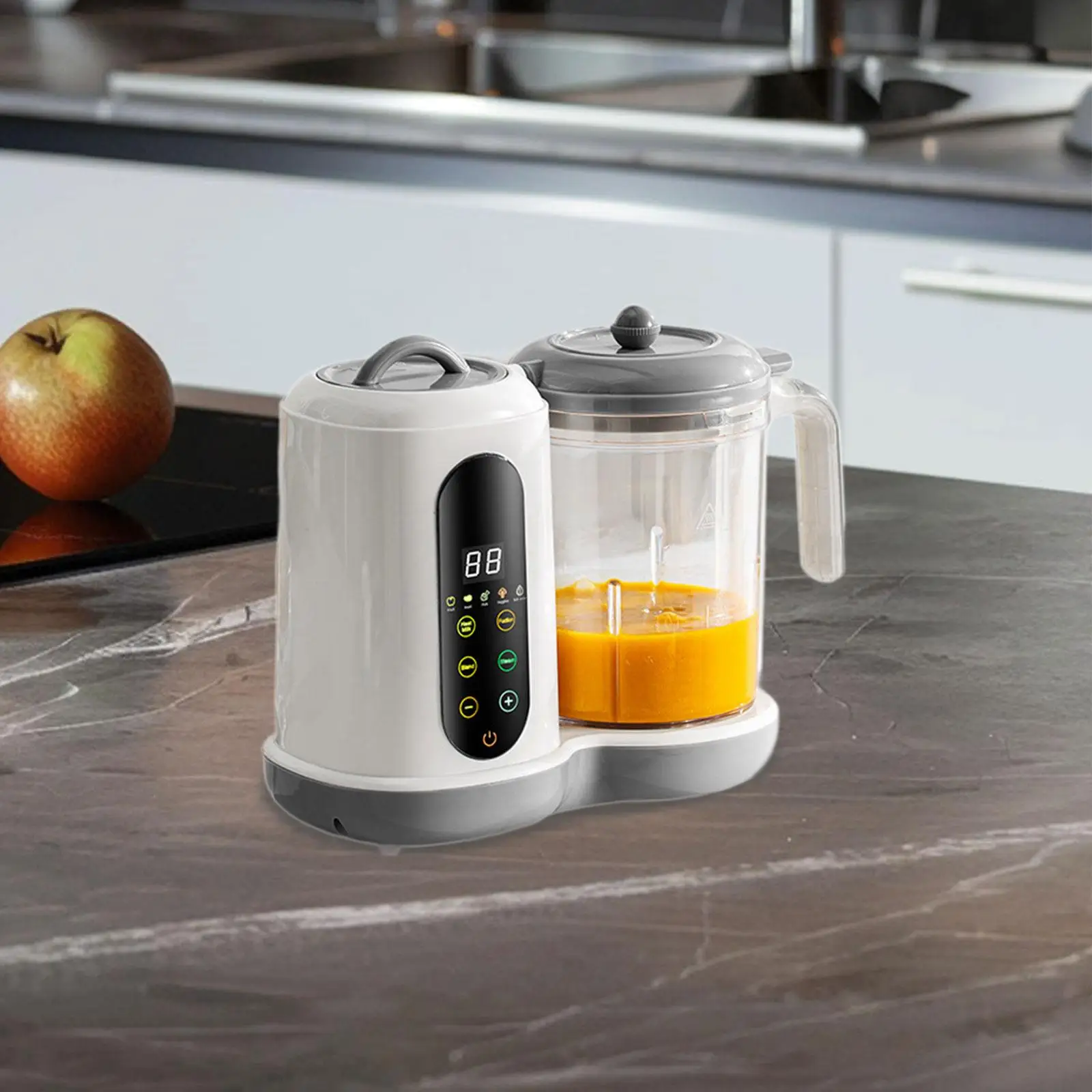 Baby Food Maker Lightweight Multifunctional Touch Screen Homemade Food Mills Machine Puree Blender for Newborn Infants Babies