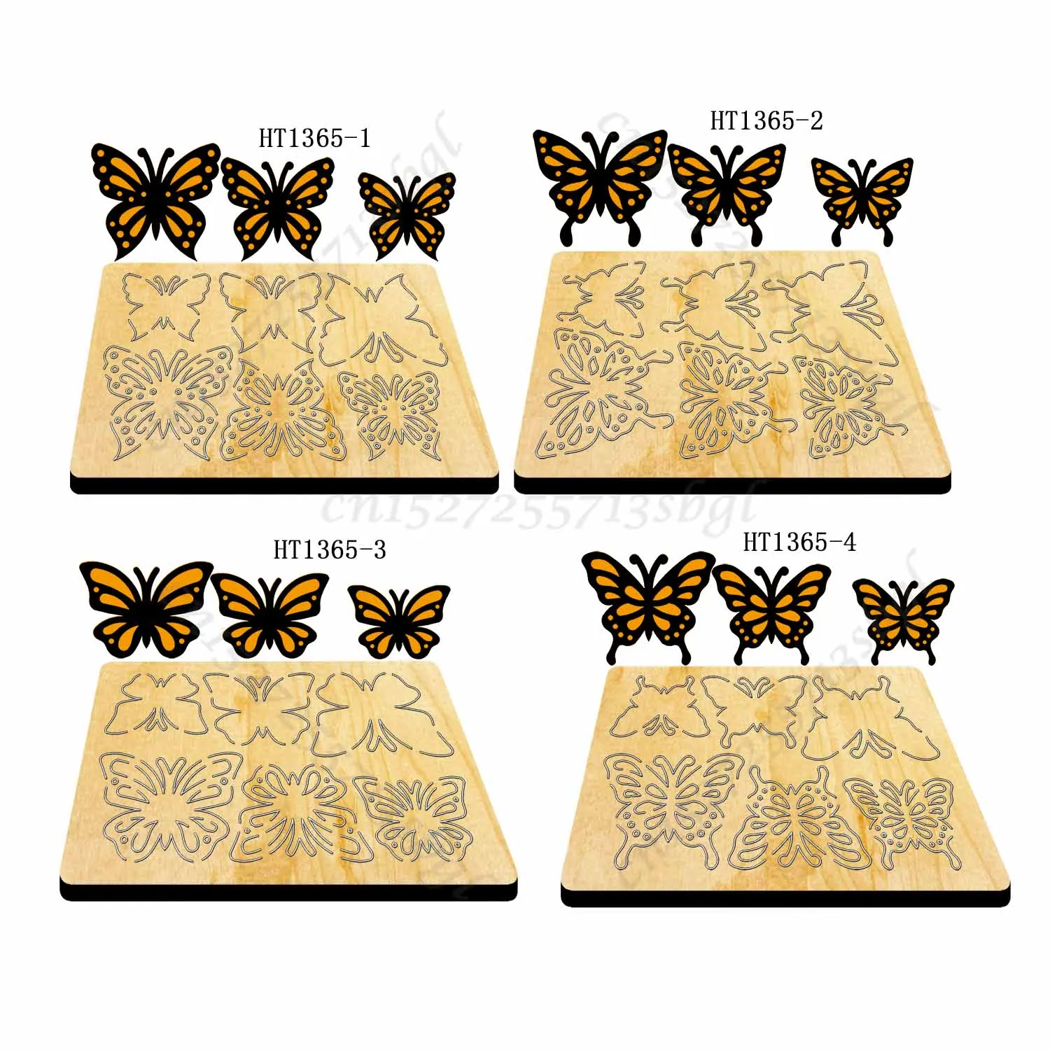 Butterfly Cutting dies - New Die Cutting And Wooden Mold,HT1365 Suitable For Common Die Cutting Machines On The Market.