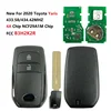 Toyota Yaris smart key 2020 2 buttons 433MHz B3H2K2R NCF29A1M HITAG AES 4A chip replacement 1