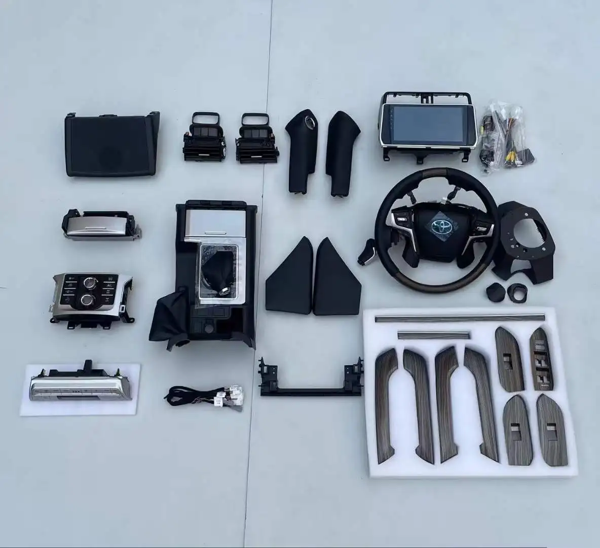 

High quality car accessories interior kit for landcruiser prado 2010-2017 upgrade 2020 fj150 fzj150