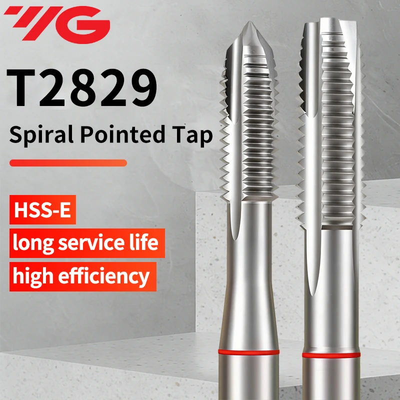 Korea YG T2829 Spiral Pointed Tap Machine Thread Tap