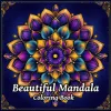 BeautIful Mandala Art Coloring Book 24Pages Gift For Birthday Party Relieve Stress Kill Time Graffiti Painting Drawing 5
