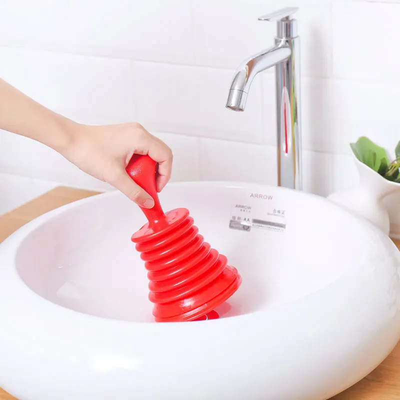 Pipeline Dredge Suction Cup Drain Cleaners Toilet Plungers Press Cleaning Sink Drain Pipe Tool