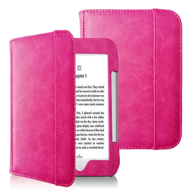 Custodia in pelle con magnetico per Kindle Touch D01200 proteggi gli  accessori per Tablet con custodia