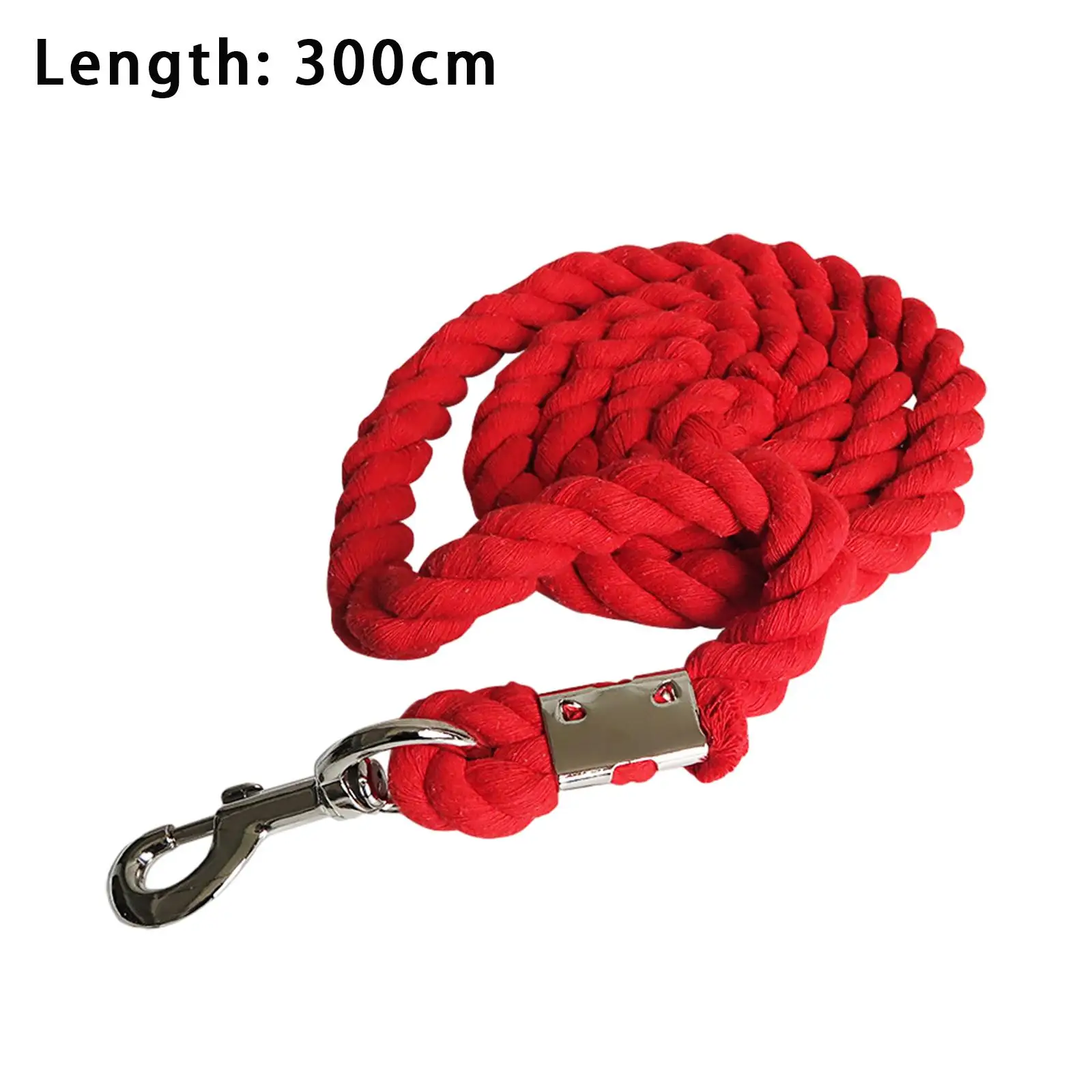 Webbing Horse Lead Rope, Equestrian Rein Halters for Leading Training Horse, Goats or Sheep, Soft Accessory Braided Rope