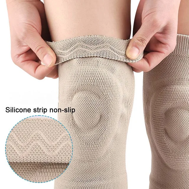 One Pair Unisex Summer Thin Knee Pads Sports Protective Gear With Gasket 2024 New Antiskid Sports knee Pads 3
