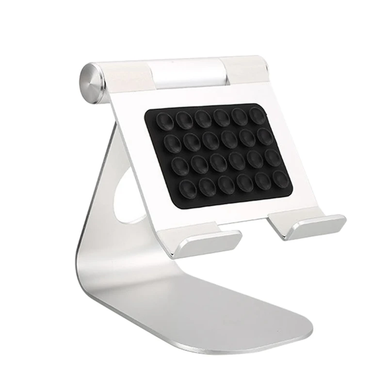 Supporto Per Tablet, Supporto Per Console Di Gioco, Supporto Girevole E Regolabile In Lega Di Alluminio A 210 ° Per Nintendo Switch-Argento