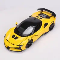 ⁦مجسم سيارة فيراري SF90 XX سترادالي بوراجو بطول 26 سم | Bburago Ferrari SF90 XX Stradale Diecast Metal Car Model 26cm⁩ - الصورة ⁦4⁩