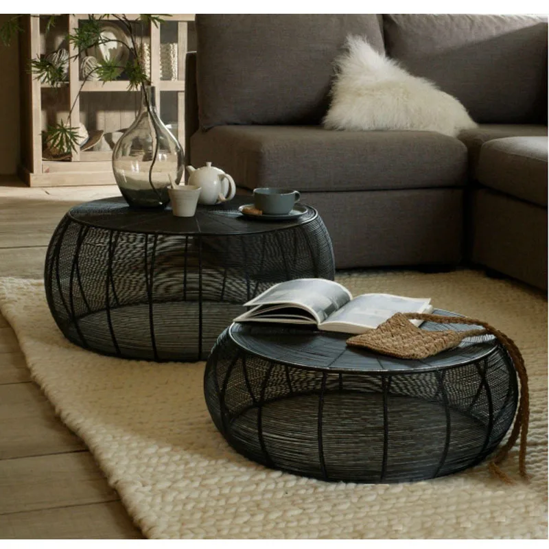 

Industrial Style Creative Sofa Iron Table Artistic Living Room Simple Modern