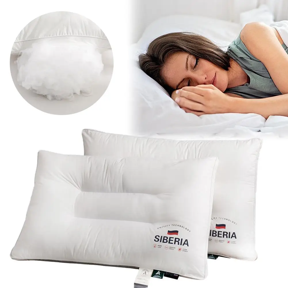 

100% Cotton Pillow Core No Fluorescence Maternal And Gaiter Hotel Level Infant Core Homestay Non-collapse Pillow Neck N2O6