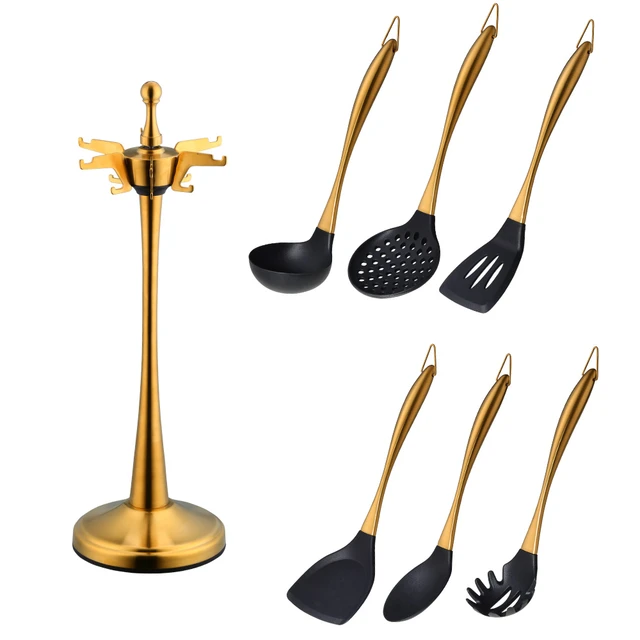 Utensilios de cocina de silicona Utensilios de cocina  Cuchara de cocina  de silicona-Cuchara de cocina larga-Aliexpress