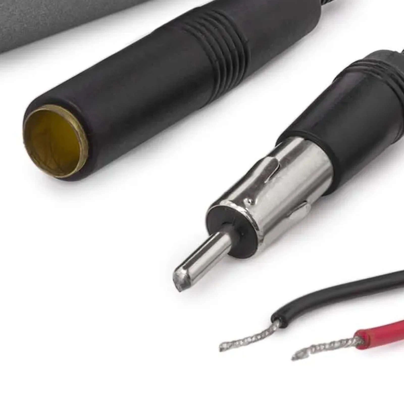 FM Modulator Stereo MP3 Car Antenna Cable Car Radio RCA AUX Adapter Universal