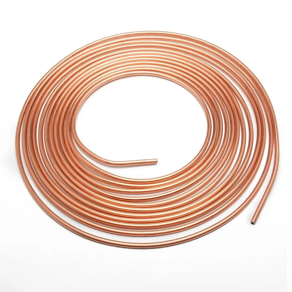 1set Auto Brake Hose Practical 32.8Ft 3/16 Roll Brake Line Tubing With 25pcs Fittings Replacement Automotive Accessories