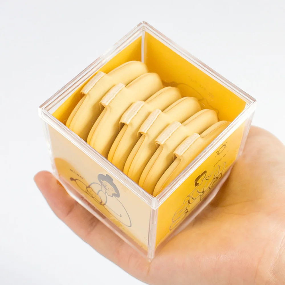 

6 шт., набор косметических спонжей для пудры, женская Губка для макияжа, мягкие двусторонние инструменты для макияжа, инструменты для красоты