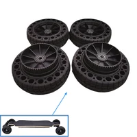 Electric Skateboard 4.5inch Wheels Big Fishboard Longboard Off-Road Vehicle Wheels Non-inflatable Honeycomb Tire For Skateboard