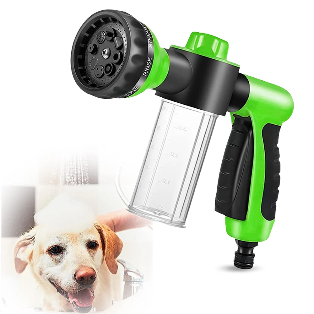 Bath Showerhead Handheld Toilet Spray Gun Pet Dog Shower Sprayer Adjustable High-pressure Nozzle Hose for Dog Shower Garden Animal Horse Car Cleaning