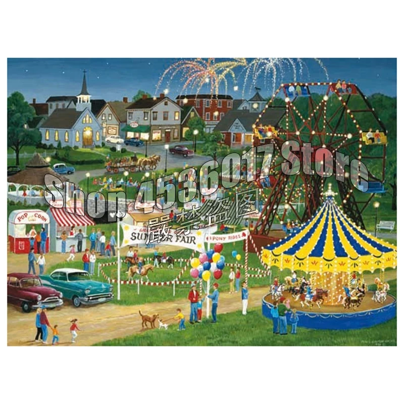 

5D алмазная живопись "сделай сам", цирковая и Карнавальная Алмазная вышивка, полная вышивка, искусственная мозаика, стразы подарок モンドンドンドンドンドンド, украшение для дома