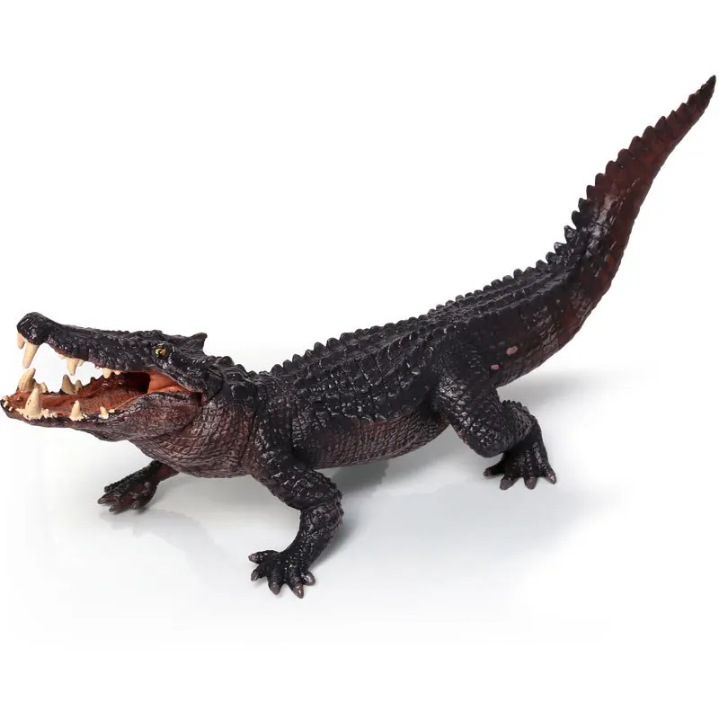 

Children's wild animal model simulation crocodile toy large solid static crocodile model ornaments wild boar crocodile