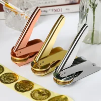 Embosser Stamp LOGO Customized Wedding Library Book Private Seals Customization Envelope Party Invitation Embossing Stamps DIY 5