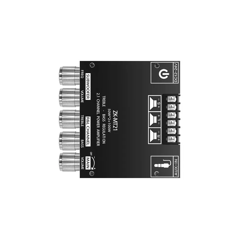 Scheda Amplificatore Bluetooth 5.0 Da 2.1 Canali - 50W+50W+100W Per Altoparlanti Fai Da Te - Foto 4