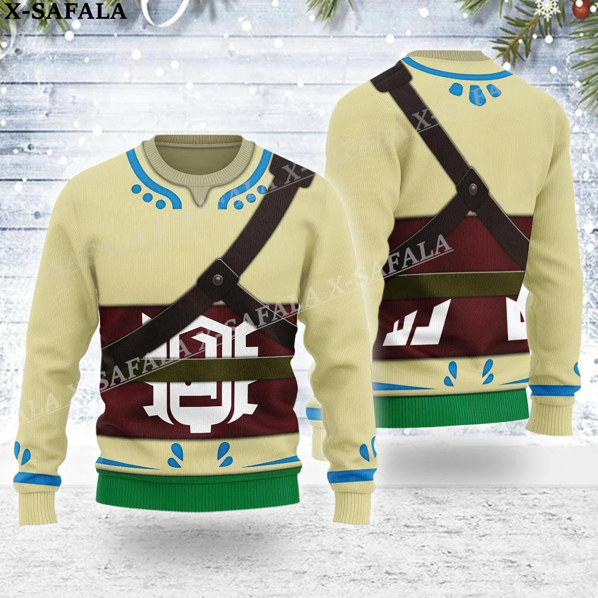 thumbnail image 1 of Divertido regalo de Navidad Cosplay Armadura Feo Suéteres de punto navideños Regalos de Navidad Jerséis Tops Pareja Fiesta Unisex Casual-7, 1 of 5