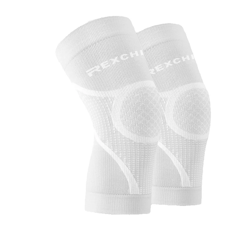 Coussinets de sport d'été pour femmes, course à pied en plein air, fitness yoga, tricot sans couture, genouillères à pression, respirants et fins HX30_voghion.com