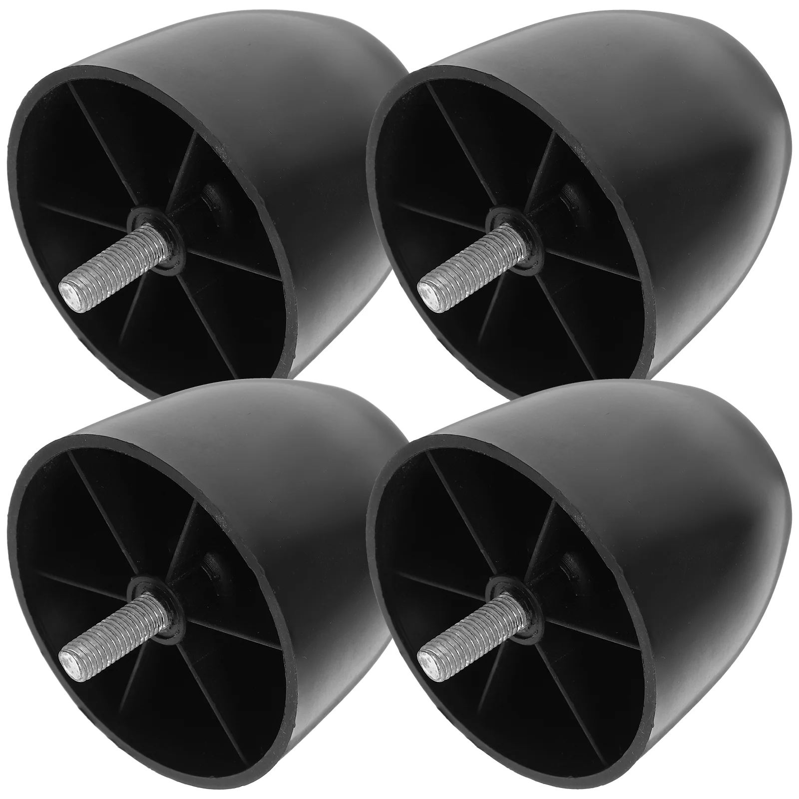 

4 Pcs Round Sofa Legs Couch Feet Replacement Furniture Bed Support Chair Small Floor Mat Table