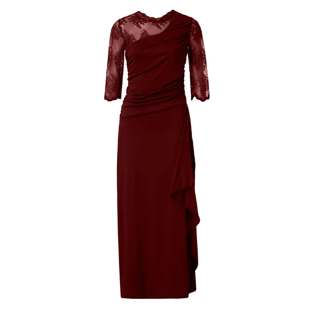 Elegant Dresses For Women Wedding Guest Cocktail Party Dress Sexy Lace Patchwork Prom Long Dresses Evening Gowns платье женское 5