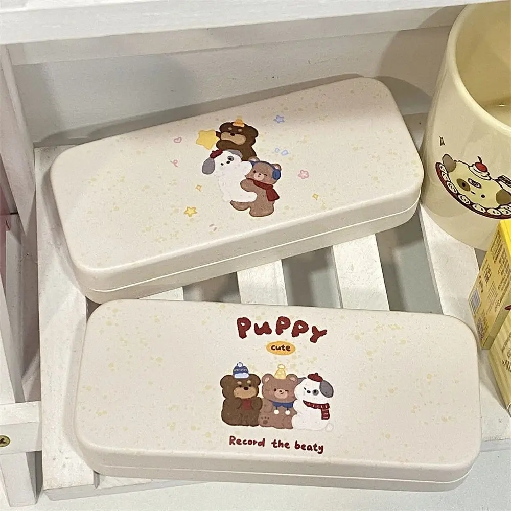 

Устойчивая к давлению коробка для очков портативная складная сумка для солнцезащитных очков из искусственной кожи Милая мультяшная защита для очков для студентов