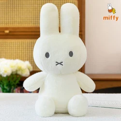 Kawaii Miffy Plush Doll - Creative Fluffy Stuffed Toy for Home Decoration & Gifts (Miffy - White)