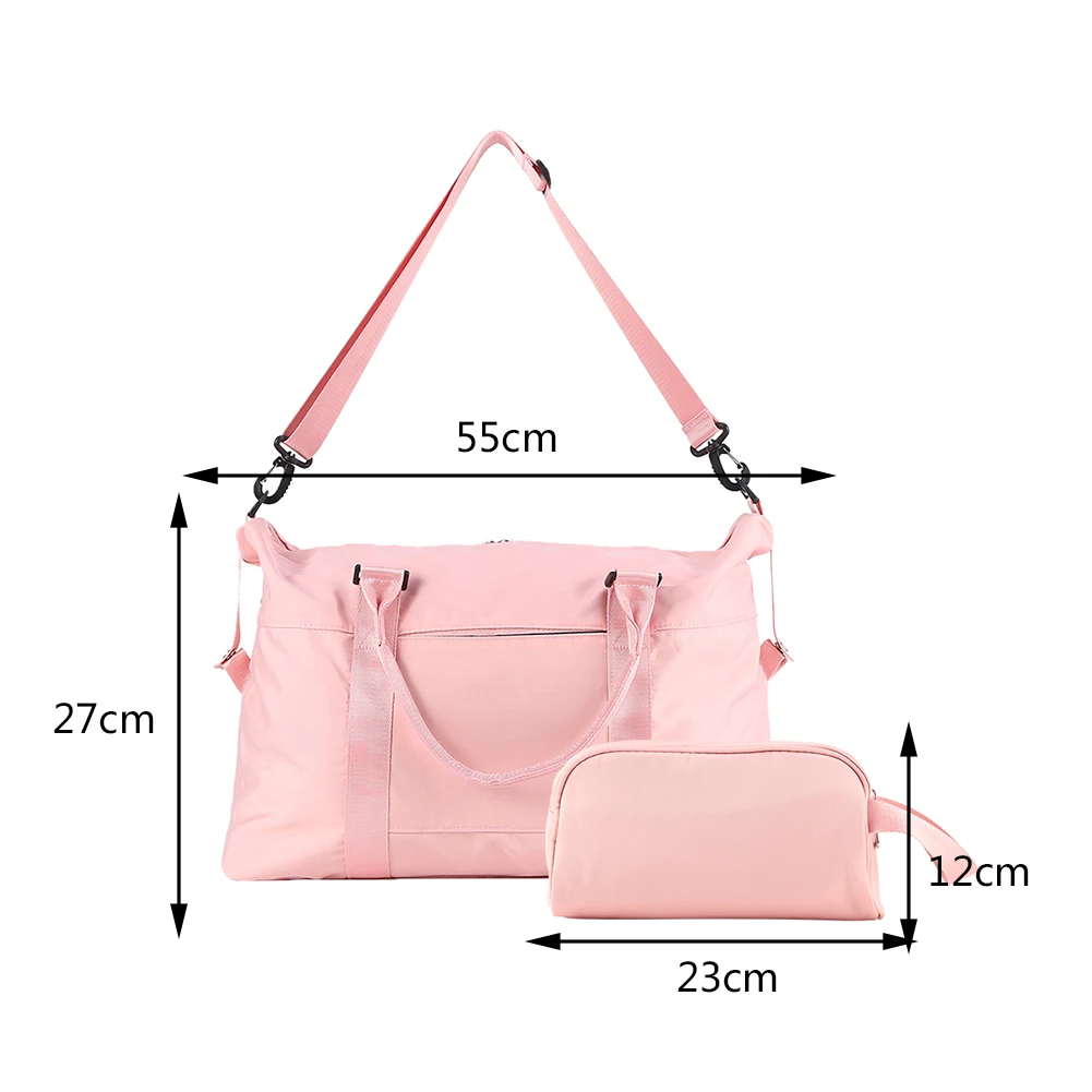 Weekender Bag for Women Travel Tote Bag Gym Duffel Bags with Toiletry Bag Overnight Hospital Bag Sports Fitness Bags Travel Tote
