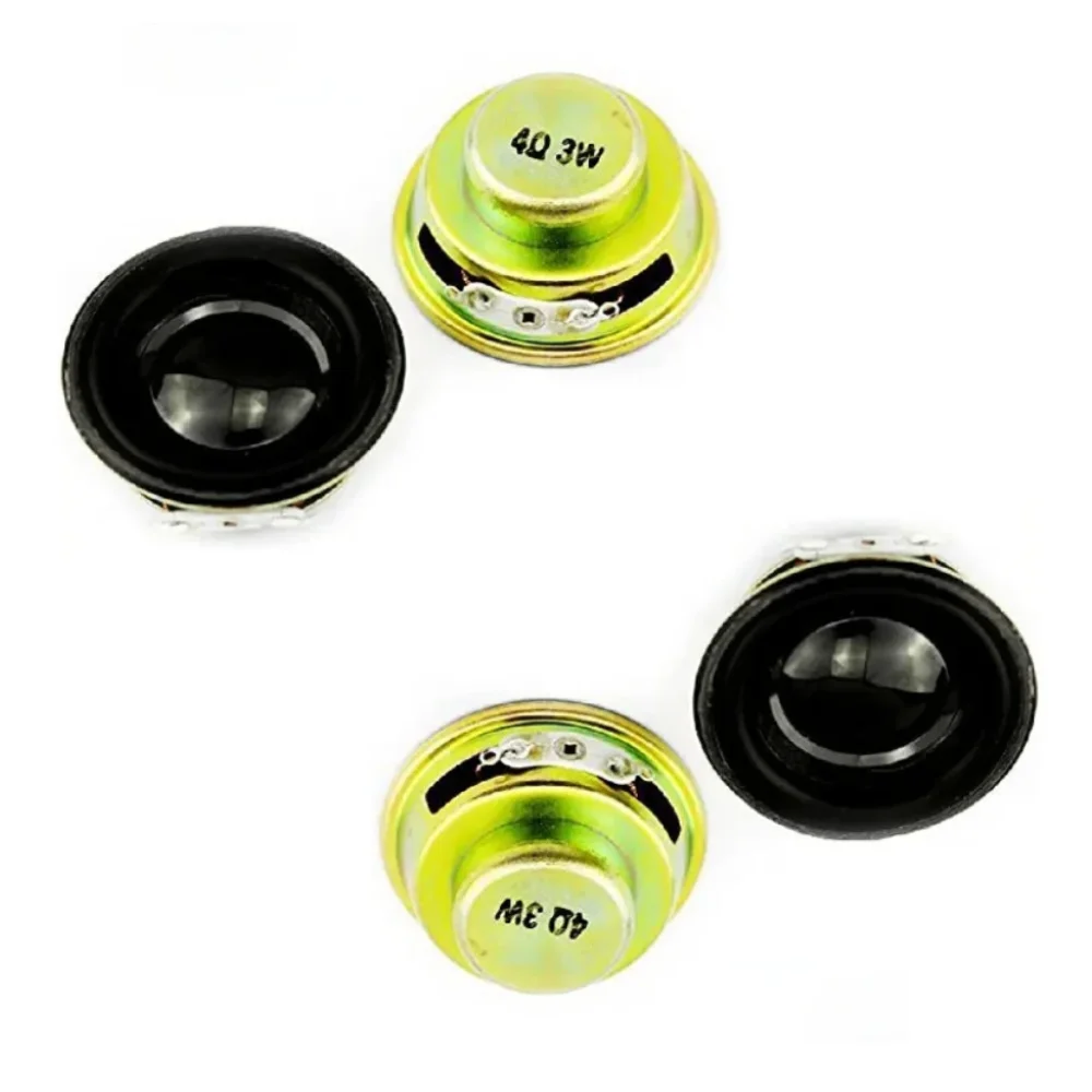 1-5PCS 미니 스피커 3와트 4옴 앰프 블랙 햇 스피커 혼 3W 4R 직경 40MM 아두이노용