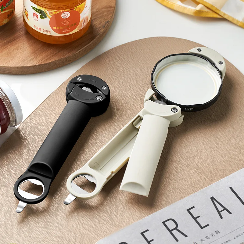 Magnetic Multifunction Jar Opener Beverage Bottles Wine Openers Jar Opener Kitchen Gadgets Bar Supplies bottle opener,wine opener,wine corkscrew
