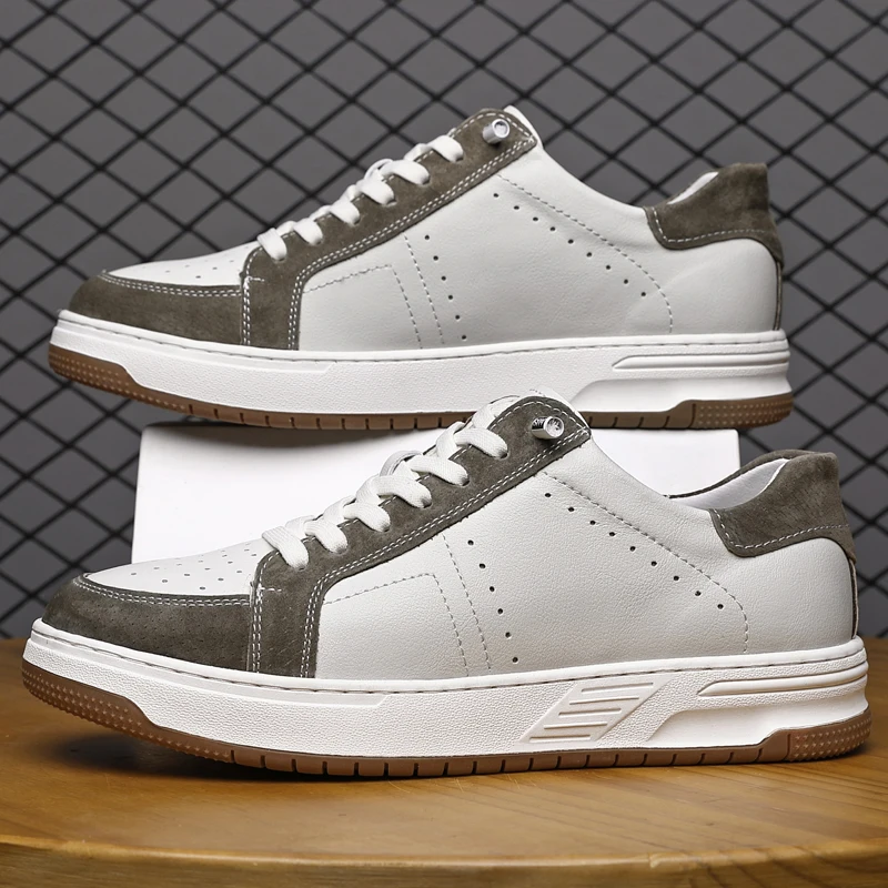 Leather Shoes For Man Genuine Leather Casual Shoes Fashion Business Oxford High Quality Designer Work