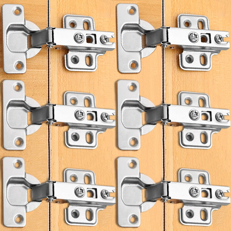 10/1PC Stainless Steel Cabinet Door Hinges Damping Buffer Closing Wardrobe Door Concealed Hinges with Screws Furniture Hardware 10/1PC Stainless Steel Cabinet Door Hinges Damping Buffer Closing Wardrobe Door Concealed Hinges with Screws Furniture Hardware