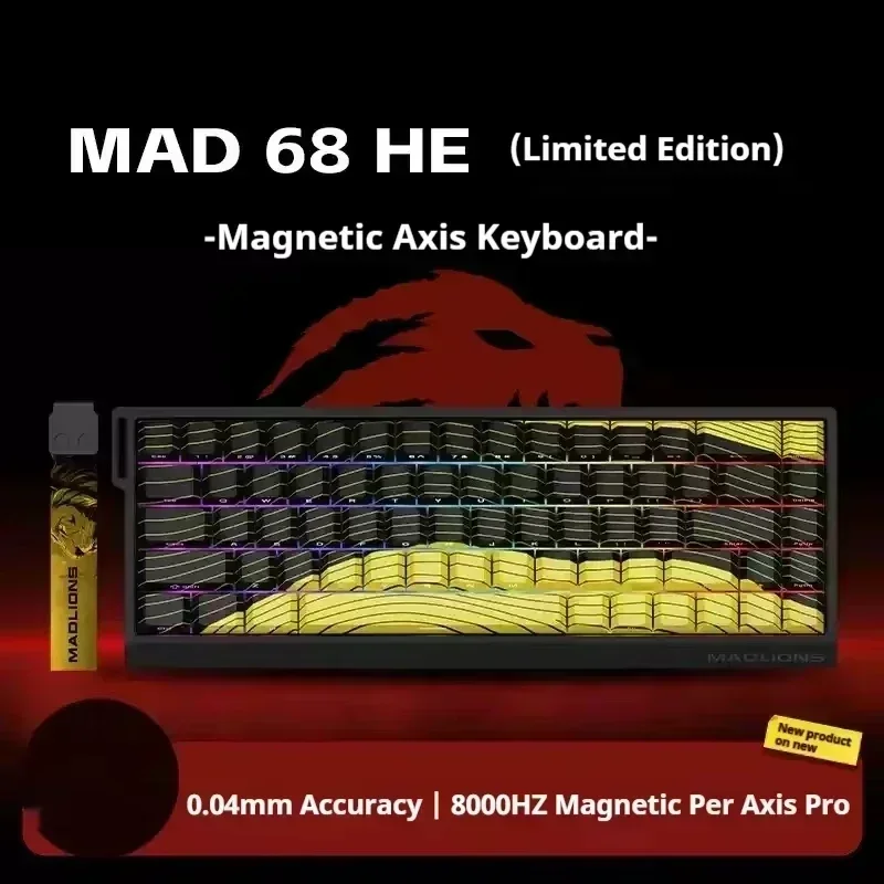 MAD60HE RGB Akko パン風 カスタム品 最終値下げ FGG Madcatz Mad60/68 HE メカニカルキーボード 8K ポーリング