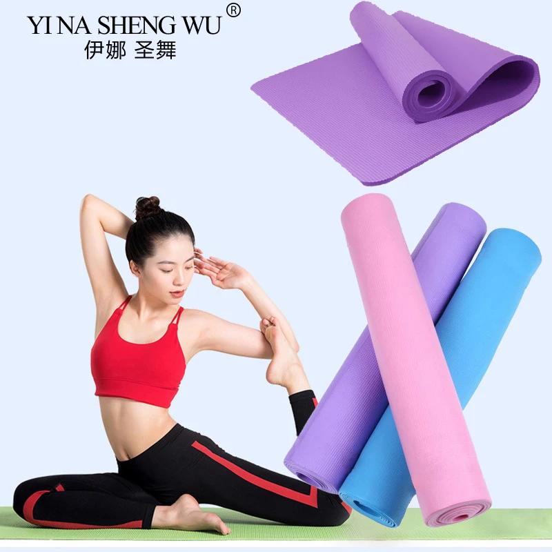 6MM Thick Yoga Mat Anti-skid Sports Fitness Mat EVA Comfort Foam Yoga Matt for Exercise, Yoga, and Pilates Gym Meditate