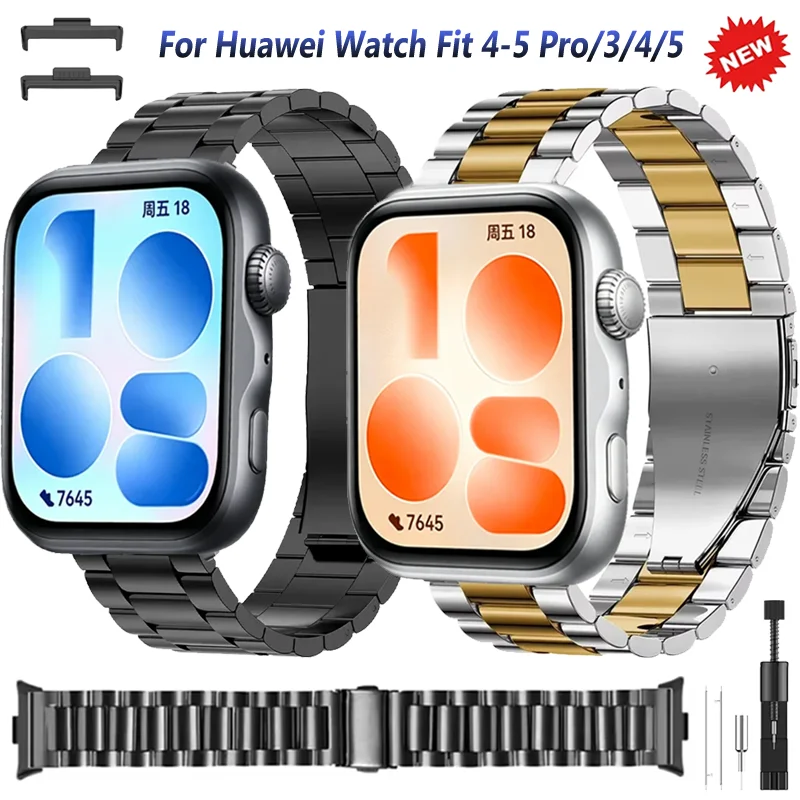Stainless Steel Comfortable Bracelet Wristband for Smartwatches