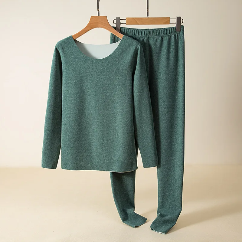 Thermal underwear for women, thickened velvet suit, German velvet seamless autumn coat, long-sleeved bottoming shirt