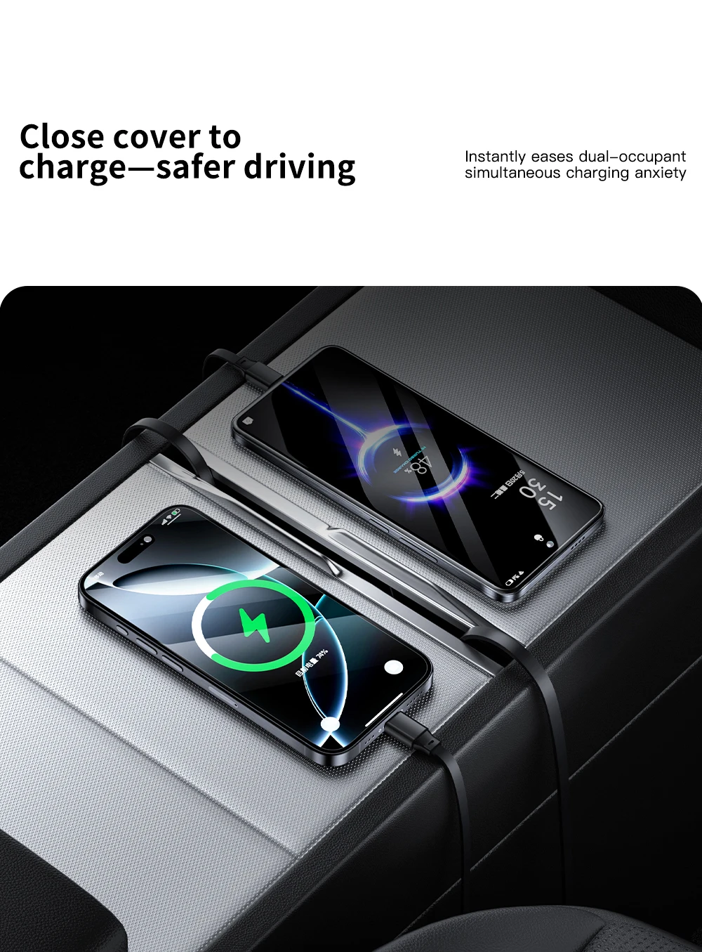YZ For Tesla Model 3 Y Juniper Highland 2025 45W Central Control Fast Charging E