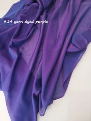 Luxurious Pure White Silk-Cotton Fabric for Dress Linings - Lightweight & Soft (14 purple)