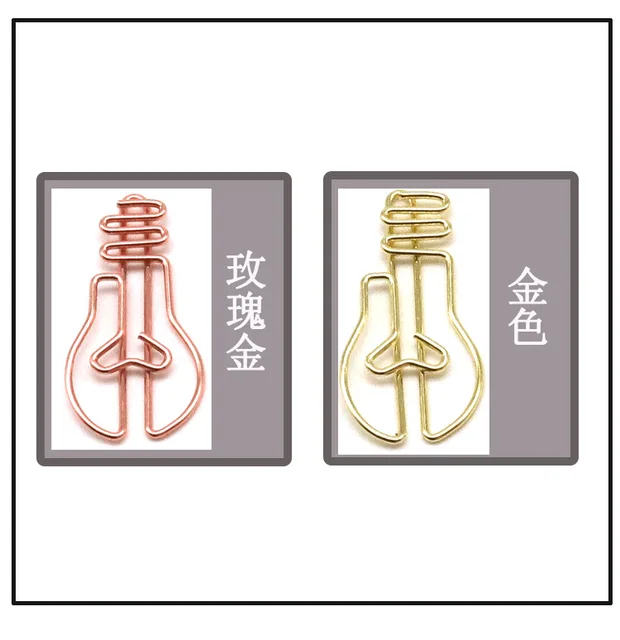 Graffette A Cuore Vicloon - 130 Clip Decorativi In Metallo Per Ufficio, Libri E Biglietti - Foto 3