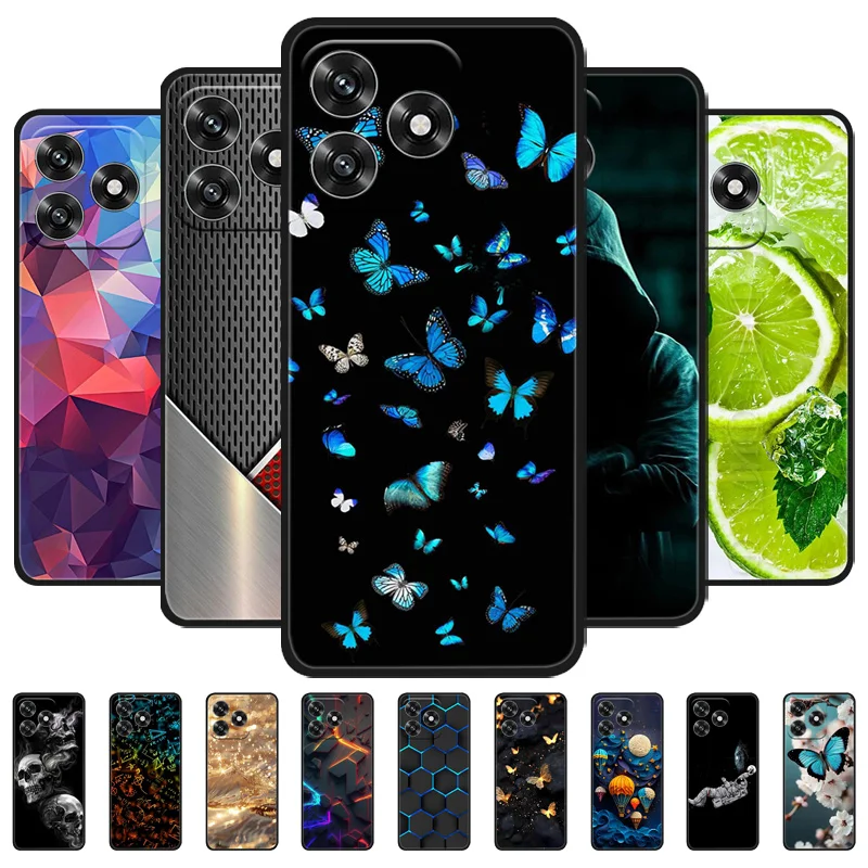 Premium Silicone Soft TPU Back Cover with Camera Protection Bumper