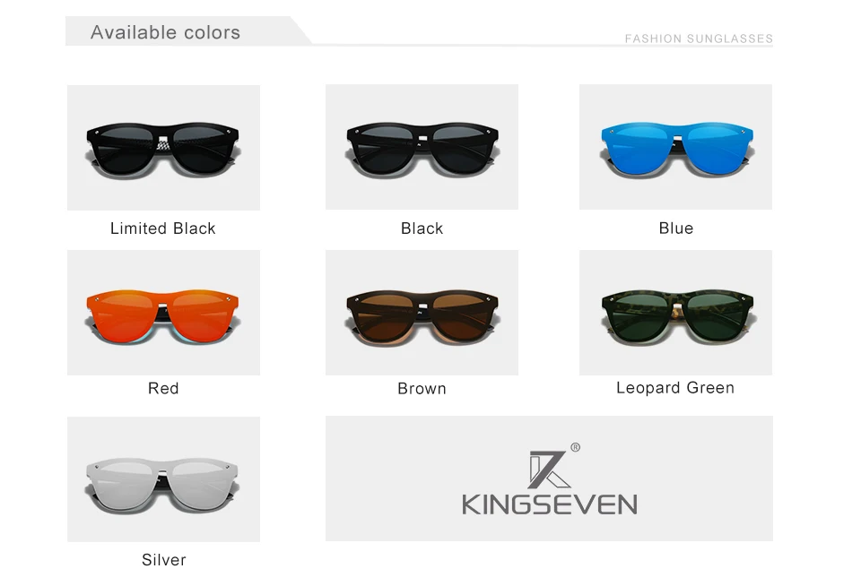 KINGSEVEN 2022 New Women's Polarized Sunglasses TR90